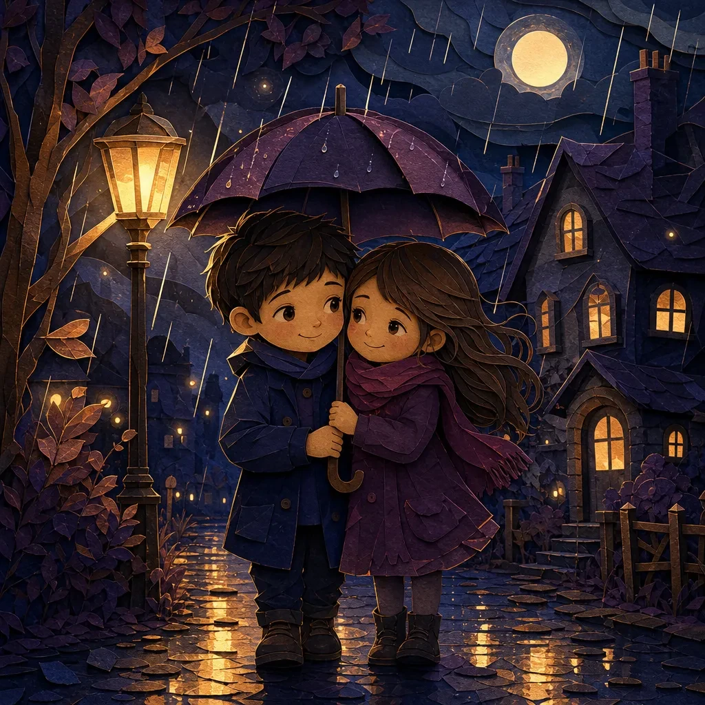 Best Friends and the One Umbrella